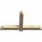 Ekena Millwork Eugene Rough Sawn Timber Gable Bracket, Douglas Fir, 48"W x 26"H x 4"D x 4"F, 13/12 Pitch GBW048X26X0404EUG00RDF - alternate 4